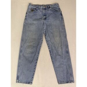 Vintage Wrangler Authentics Jeans Made in USA Light Wash Denim Men's 34x30